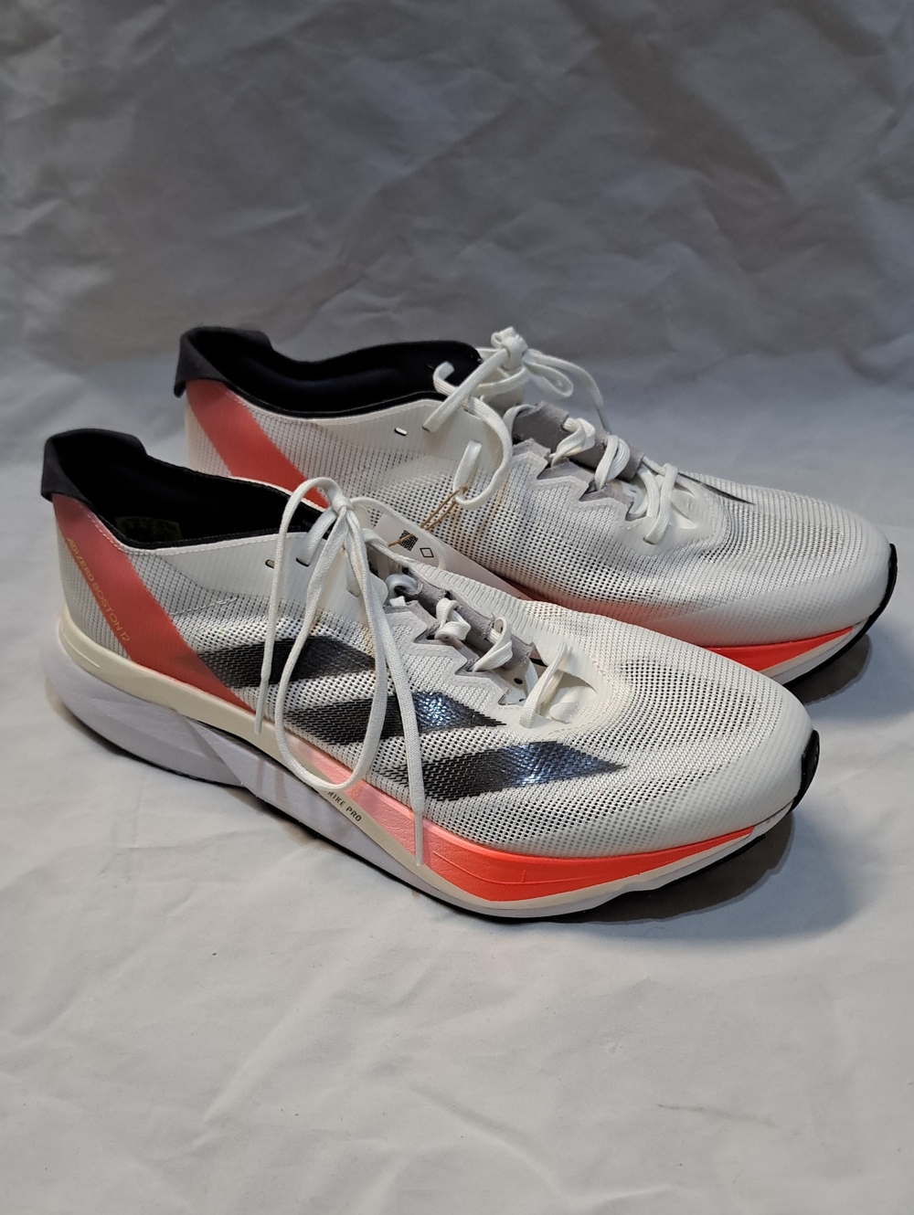 New NWT Adidas Adizero Boston 12 Men's Sz 12 Racing Shoes